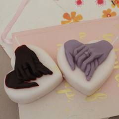 Hand in Hand soy wax Candle specially designed for couples- Set of 2