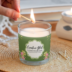 Lemon Grass Shot Glass Soy Wax Candle