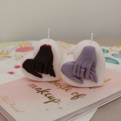 Hand in Hand soy wax Candle specially designed for couples- Set of 2