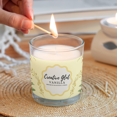 Vanila Shot Glass Soy Wax Candle