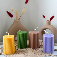 Small Ribber Soy Wax Candle