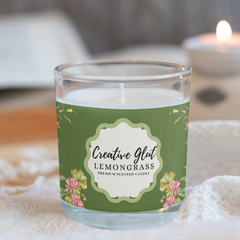 Lemon Grass Shot Glass Soy Wax Candle