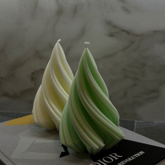 Spiral Tree Soy Wax Candle - Assorted Color