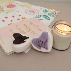 Hand in Hand soy wax Candle specially designed for couples- Set of 2