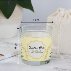 Vanila Shot Glass Soy Wax Candle