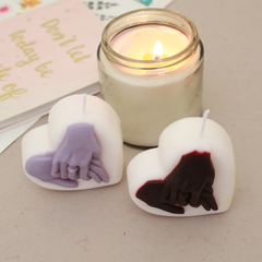 Hand in Hand soy wax Candle specially designed for couples- Set of 2