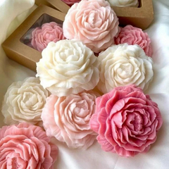 Flower Soy Wax Candle - Set of 2