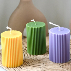 Small Ribber Soy Wax Candle