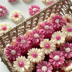 Floating sunflower candles set of 5 - Assorted color