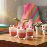 Strawberry Dessert Candle