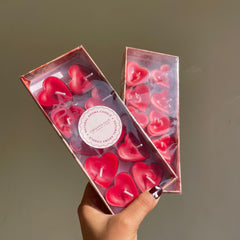 Pack of 2 Heart Scented Candle