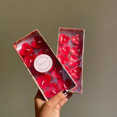 Pack of 2 Heart Scented Candle