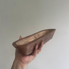 Wooden Boat For Candle Making 4*12 inch