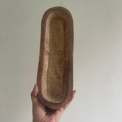 Wooden Boat For Candle Making 4*12 inch