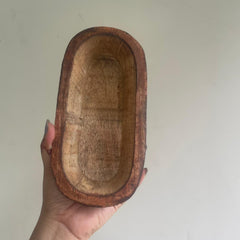 Wooden Boat For Candle Making 4* 8 inch