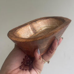 Wooden Boat For Candle Making 4*6 inch