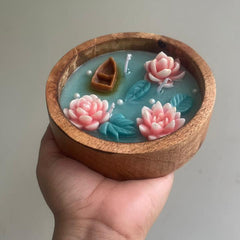 Wooden Pond Scented Candle