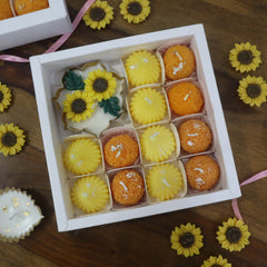 Sunflower Urli & Mithai Candle Gift Box
