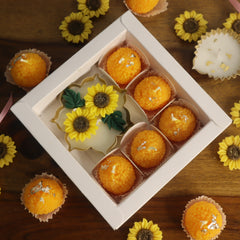Sunflower Urli & Ladoo Gift Box
