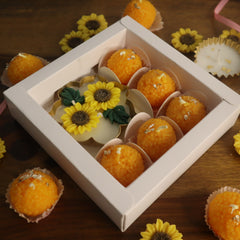 Sunflower Urli & Ladoo Gift Box