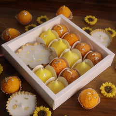 Gold Foil Urli & Mithai Candle Box