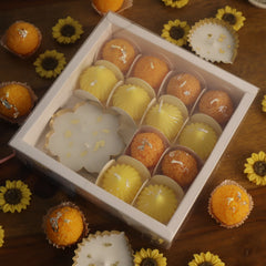 Gold Foil Urli & Mithai Candle Box