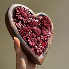 Big Wooden Tub Scented Candle