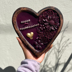 Happy Anniversary Big Wooden Tub Scented Candle