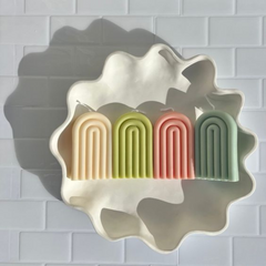 Small Rainbow Soy Wax Candle