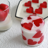 Love Hearts Scented Candle For Valentine