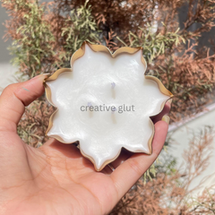 Brass Lotus Metal Urli 3.5 inch