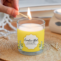 Jasmin Shot Glass Soy Wax Candle