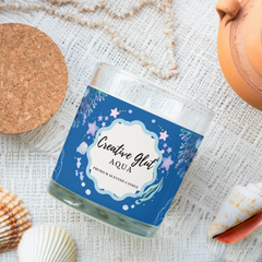 Aqua Short Jar Soy Wax Candle