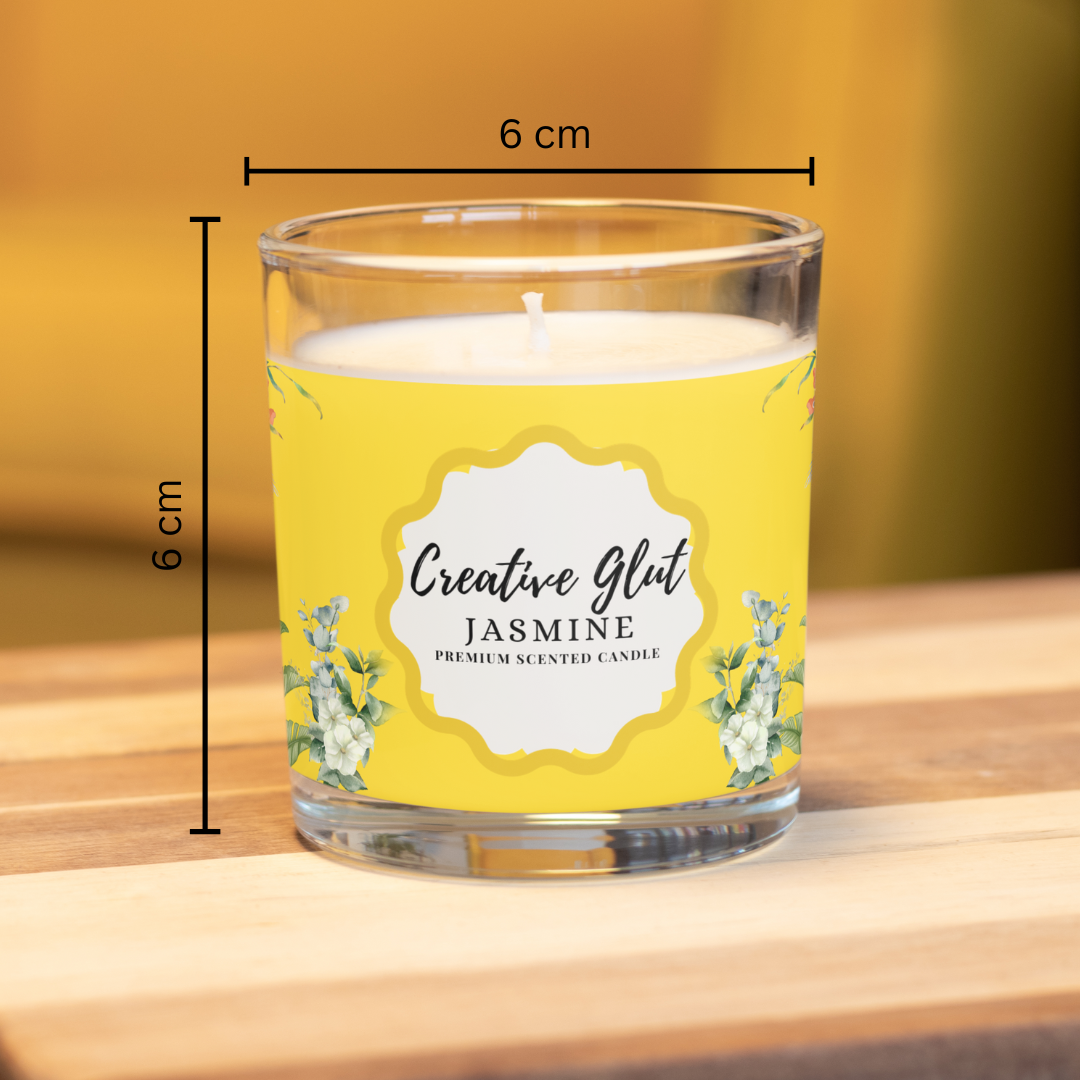 Jasmin Shot Glass Soy Wax Candle