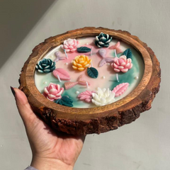 Floating Lotus & Fish Scented Candle