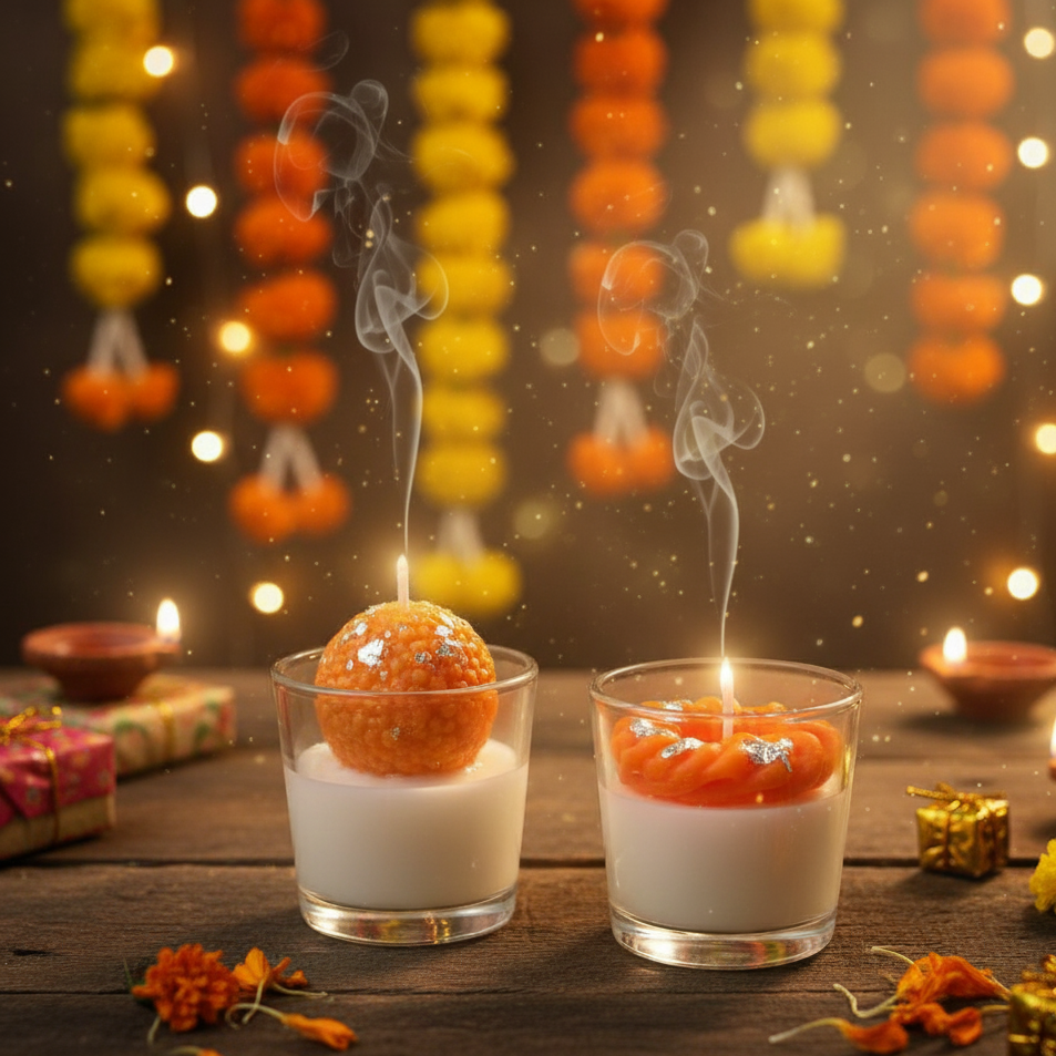 Ladoo & Imarti Jar Candle