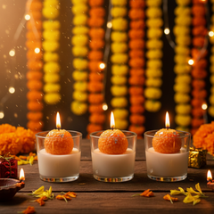 Ladoo Jar Candle