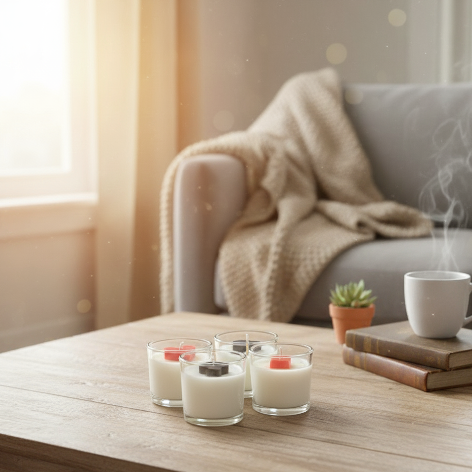 Votive Jar Playing Card Candle