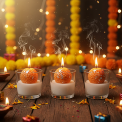 Ladoo Jar Candle