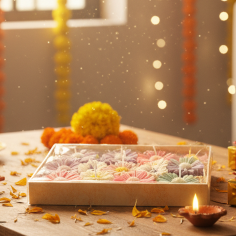 Big Box Of Daisy Floating Candles