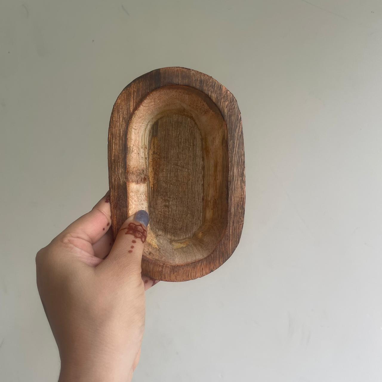 Wooden Boat For Candle Making 4*6 inch