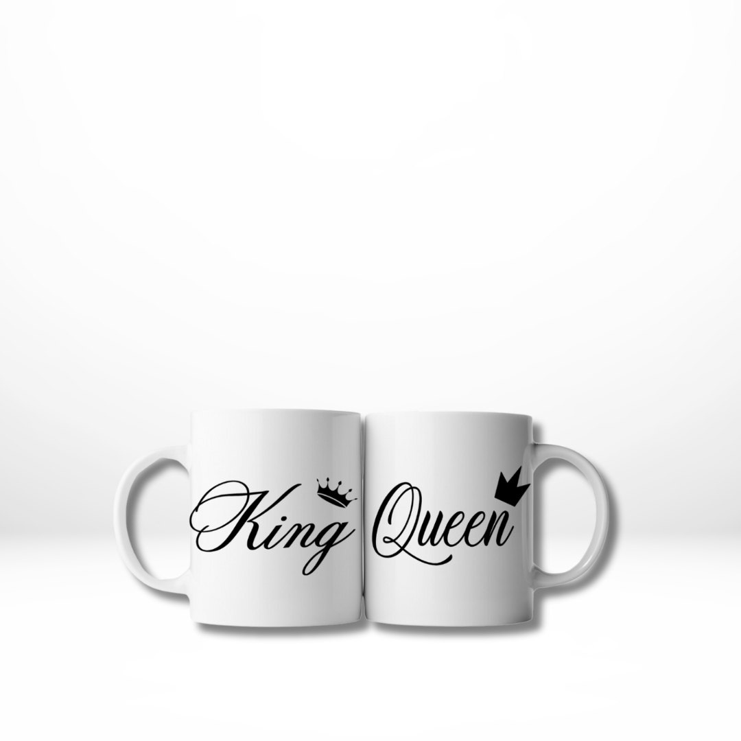 King & Queen Customized Mugs