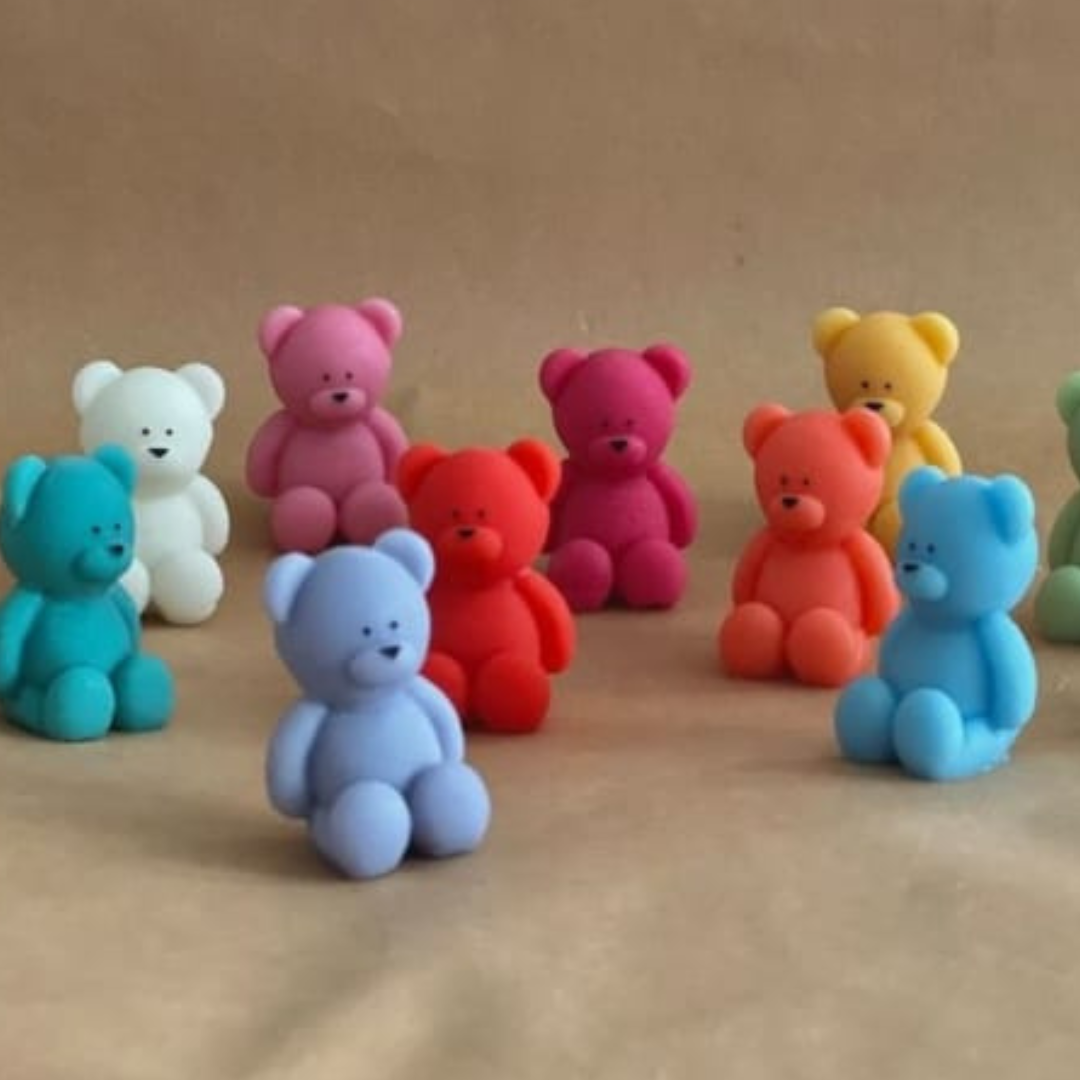 Small Teddy Bears - Set of 6