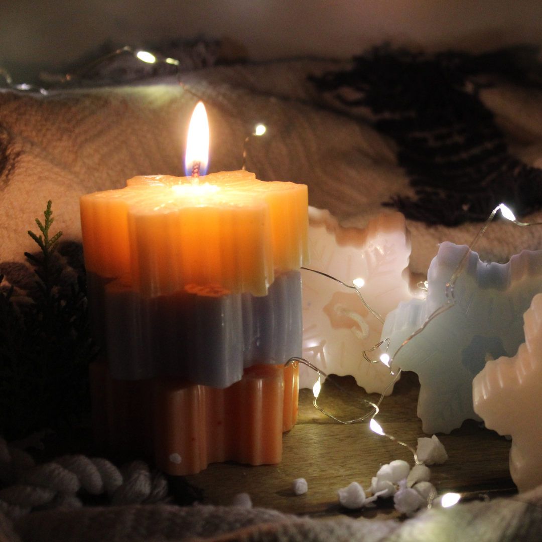 SNOWFLAKES CANDLES - 6