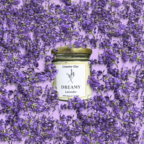 DREAMY LAVENDER & CITRUS GARDEN SCENTED SOY WAX CANDLE BEST FOR GIFT | SET OF 2